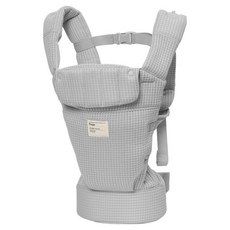 Fiego 新生兒用 Zero 網眼嬰兒背帶, 淺灰色