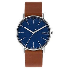 SKAGEN 男士經典皮革手錶 SKW6355
