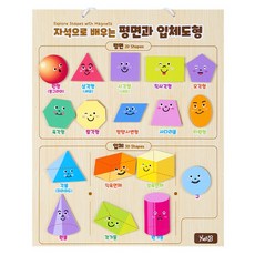 캐스비 튼튼 자석으로 배우는 평면과 입체도형, 1개, 혼합색상