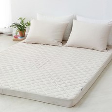 韓國 amante Cotton Bell 純棉乳膠床墊套, 卡布奇諾