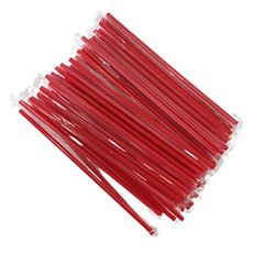Tinapicnic Venti長直式吸管 紅色, 500個裝, 1套