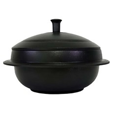 Kitchen-Art 頂級一體成型鑄鐵鍋, 1個, 黑色, 18cm