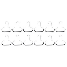 Librika 萬能多用途縫隙收納圍巾領帶帽子掛架, 黑色, 12個