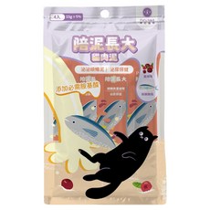 霈尼 Pet's Need 全齡貓 陪泥長大貓肉泥/泌泌順暢泥, 鮪魚 + 蔓越莓, 60g, 1袋