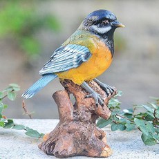 居家超市 庭園裝飾 可愛小鳥一隻 室內裝飾雕塑品 樹上的鳥, 混合顏色