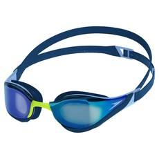 speedo Fastskin Pure Focus Asian Fit 鏡面泳鏡 8-1177918662, BLUE, 1個