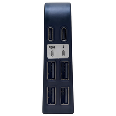 PGTECH PS5 SLIM主機 專用USB擴展器 六合一HUB, 1個, GP-524, 黑色