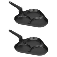 KitchenArt Hueve 三格雞蛋煎鍋, 2個, 24.7cm