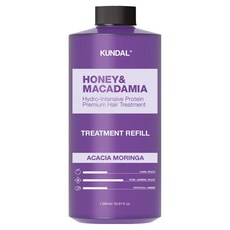 쿤달 허니 앤 마카다미아 헤어 트리트먼트 아카시아모링가향, 1L, 1개