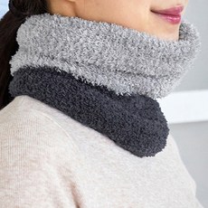 LUMASS 雙色圍脖, 炭灰色 + 灰色, 2個