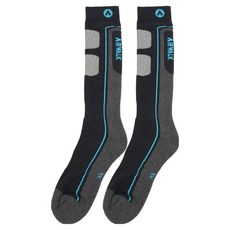 AIRWALK 男士無縫滑雪襪, 藍色, 1個