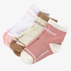 New Balance Kids 撞色中筒襪3雙組