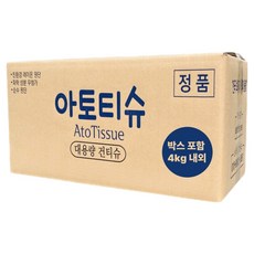 아토티슈 프리미엄 플레인 건티슈 4kg, 55g, 2000개입, 1개