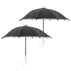 노이원 야외촬영 휴대폰 전용 촬영우산 블랙 27cm, 2개