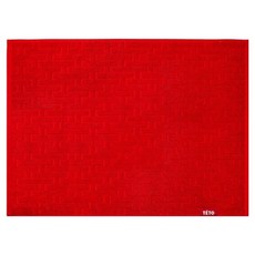 Teto 浴室100%純棉地墊 50 x 70 cm, 經典紅, 1個