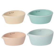 NOW 陶製調理碗 粉雲, 1套, 調理碗長 + 中調理碗 + 小調理碗 + 迷你調理碗