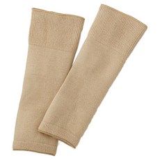 Cervin 日本製 絨毛保暖護膝, 米色, 1雙