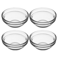 KitchenCraft 玻璃調味碗 55ml, 1套, 4個