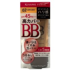 KISSME 奇士美 FERME FOR 媚ll光透美肌BB霜 #02 SPF45 PA+++, 1個, 自然色