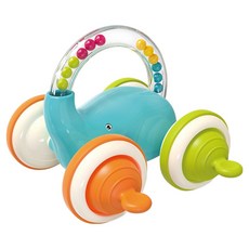 kidmaie 滾珠搖鈴小象, 1個, 多色混合