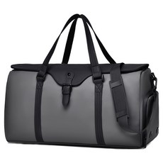 Fitgear 大容量旅行用行李袋, 灰色, 1個