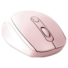 PLEIGO 블루투스 리시버 듀얼 파스텔 무소음 무선 마우스, PINK, M30