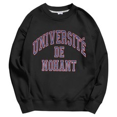 MCT Moon Collection 男女通用 毛圈布 寬鬆版型 大學風 大尺碼 字母 大學T