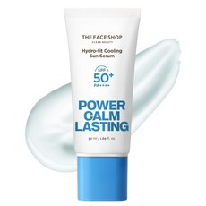 THE FACE SHOP 菲詩小舖 強效舒緩持妝水潤貼合涼感防曬精華 SPF50+ PA++++, 50ml