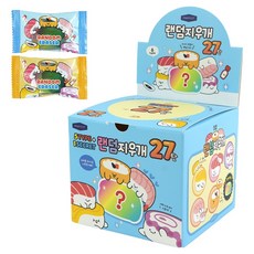 핑크풋 랜덤지우개 27탄 초밥 24p 세트, 랜덤발송, 1세트