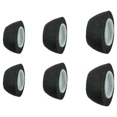 COMPLY TrueGrip Max Galaxy Buds3 Pro 專用耳塞 S 2p + M 2p + L 2p 套組, 黑色, 1套, COMPLY 記憶海綿耳塞