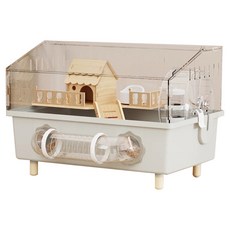 햄스타일 캐슬 스노우 하우스 햄스터케이지 LY-102, 1개, 아이보리