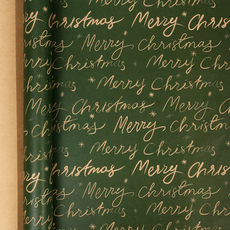 미소로운 선물 포장지 3m, 그린메리크리스마스, 2개