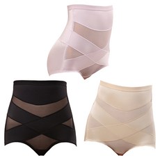 香草甜心 輕薄透氣親膚蛋白絲收腹塑腰包覆提臀防捲曲高腰塑褲3件組