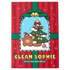 버터 크리스마스 버터곰 퍼퓸 비누 클린소피 레드, 100g, 1개