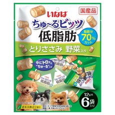 이나바 강아지 저지방 츄르비츠 6p, 혼합맛(닭가슴살/녹황색채소), 72g, 1개