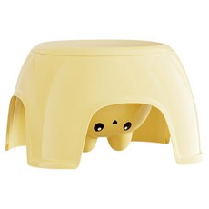 Hanbomnuri 卡通人物收納型多功能浴室椅, 黃色