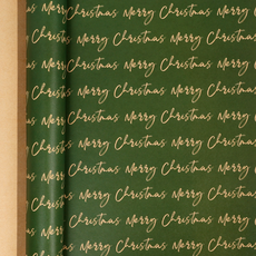 미소로운 선물 포장지 3m, 크리스마스 이니셜그린, 2개