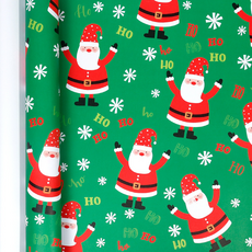 미소로운 선물 포장지 3m, 그린산타, 2개