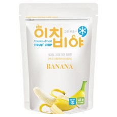 이치비야 동결건조 과일칩 바나나, 20g, 1개