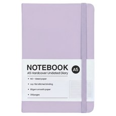 모더너리 A5 하드커버 업무용 플래너 만년 다이어리, 모브 퍼플, 1개