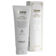 LOWELL Dono 賦活身體乳液, 250ml, 1個