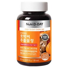 뉴트리디데이 프리미엄 호박씨추출물정 60p, 36g, 1개