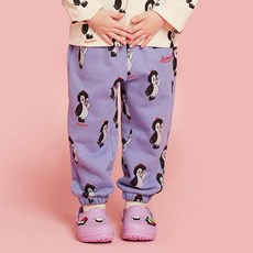 BEBE DE PINO 兒童款 All-over Hugo 刷毛運動褲 BP33PD315