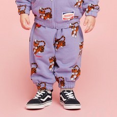 BEBE DE PINO 兒童Tigre滿版印花嬰兒運動長褲 BP33PD117