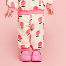 BEBE DE PINO 兒童款滿版鬱金香寶貝運動褲 BP33PD221