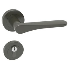 HANSSEM Grip Mortis鎖 房門把手, 灰色, 1個