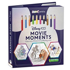Disney 100 : Movie Moments - Colouring Book and Pencil Set, Bonnier Books Ltd