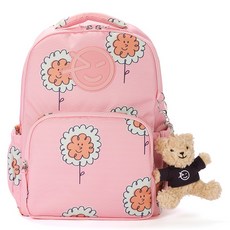 LITTLE GROUND WINGKEN 花朵書包 + 鑰匙圈套組