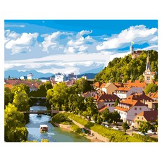 Play about DIY 油畫繪圖組 40 x 50 cm, 斯洛維尼亞(MG235), 1套