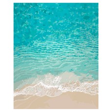 플레이어바웃 DIY 유화 그림그리기 세트 40 x 50 cm, 에메랄드 바다(MG244), 1세트